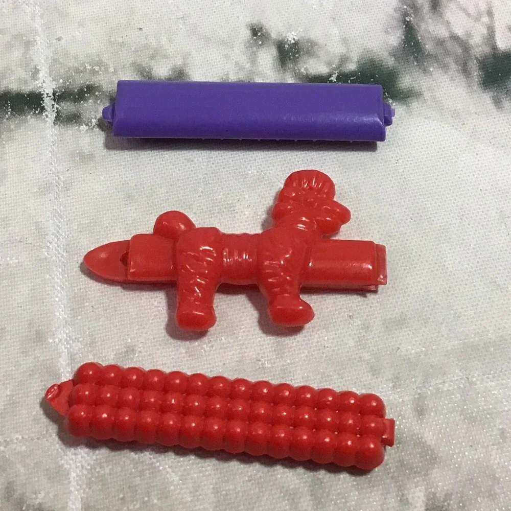 Vintage‎ Goody Plastic Barrettes Clips Girls Lot of 7